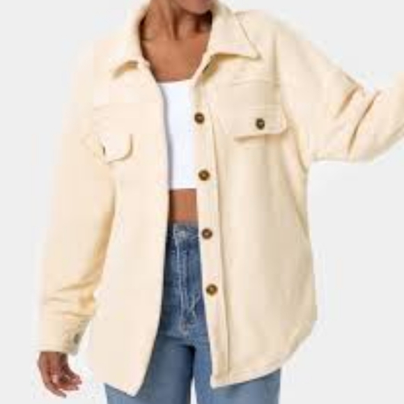 Free Assembly Sweaters - Free Assembly Women's Wool Blend Shacket Sweater Size XL